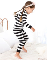 Color Magic Black & White Long Sleeve Pajama - Go PJ Party