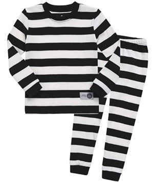 Color Magic Black & White Long Sleeve Pajama - Go PJ Party