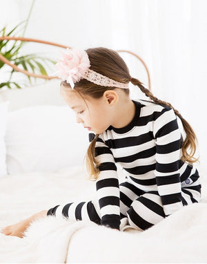 Color Magic Black & White Long Sleeve Pajama - Go PJ Party