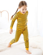 Color Pen Yellow Long Sleeve Pajama - Go PJ Party