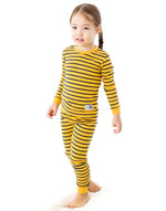 Color Pen Yellow Long Sleeve Pajama - Go PJ Party