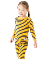 Color Pen Yellow Long Sleeve Pajama - Go PJ Party