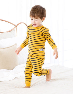 Color Pen Yellow Long Sleeve Pajama - Go PJ Party