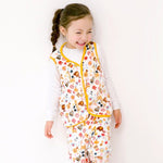 Yellow Zoo Park Fleece Vest Pants Set - Go PJ Party