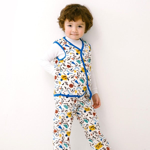 Funny Fleece Vest Pants Set - Go PJ Party