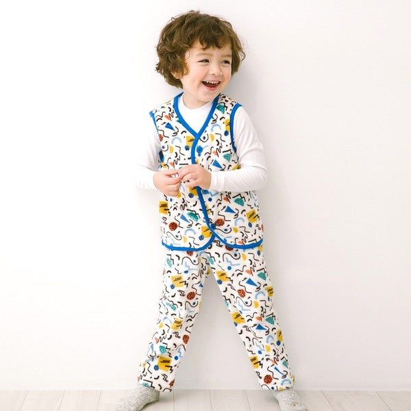 Funny Fleece Vest Pants Set - Go PJ Party