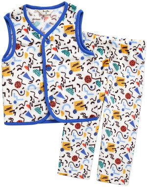 Funny Fleece Vest Pants Set - Go PJ Party