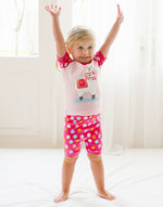 Dot Llama Short Sleeve Pajamas