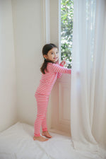 Color Pen Pink Long Sleeve Pajama