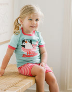 Hello Penguin Short Sleeve Pajamas