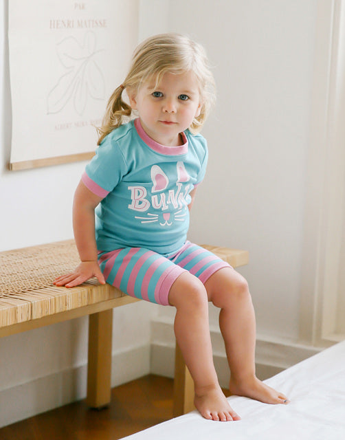 Bunny Buddy Short Sleeve Pajamas