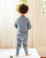 Modal Long Sleeve Pajama (Powder Blue/Mint/Dark Blue/Navy) - Go PJ Party