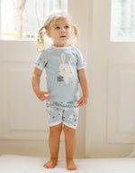 Summer Rabbit Short Sleeve Pajamas