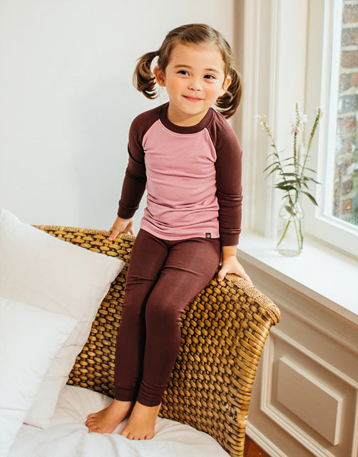 Violet Modal Raglan Long Sleeve Pajama - Go PJ Party