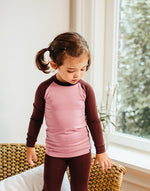 Violet Modal Raglan Long Sleeve Pajama - Go PJ Party