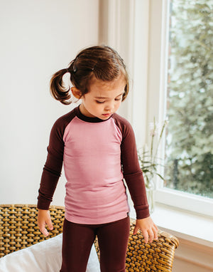 Violet Modal Raglan Long Sleeve Pajama - Go PJ Party