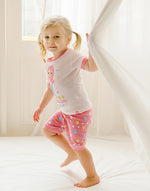 Mermaid Pink Short Sleeve Pajamas