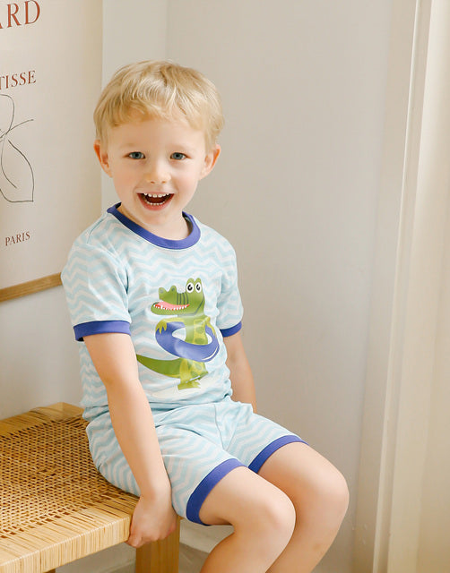 Gator Boy Short Sleeve Pajamas