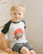 Summer Dino Short Sleeve Pajamas