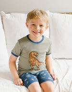 Wild Dino Short Sleeve Pajamas