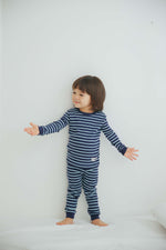 Color Pen Navy Mint Long Sleeve Pajama