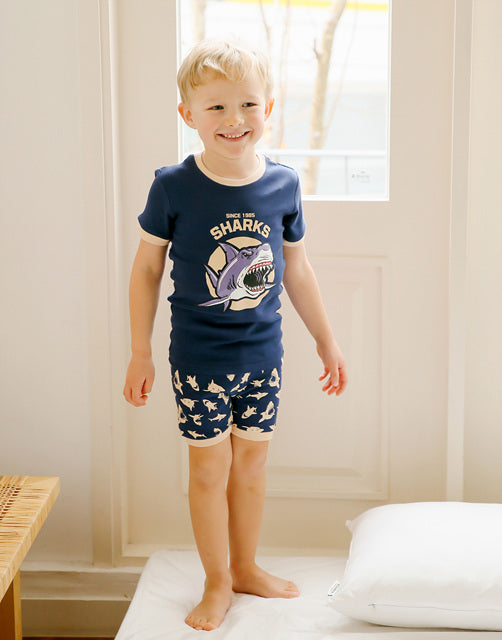 Tough Shark Short Sleeve Pajamas