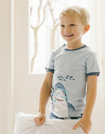 Scuba Shark Short Sleeve Pajamas