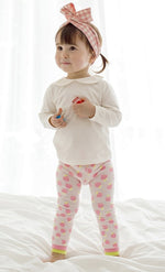 Apple Pink Baby Frill Leggings - Go PJ Party