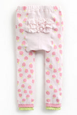 Apple Pink Baby Frill Leggings - Go PJ Party