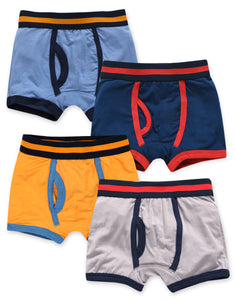 Modal Boys Boxers 4pack (Yellow, Sky, Navy & Grey)