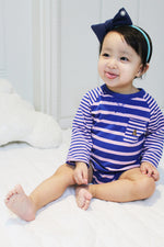 Stripe Bodysuit 3 pack (PinkGrey/YellowGrey/PinkBlue) - Go PJ Party