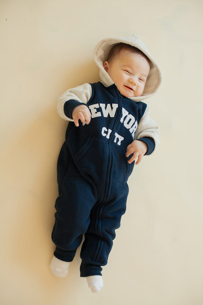 New York Fleece Hoodie - Go PJ Party