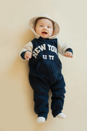 New York Fleece Hoodie - Go PJ Party