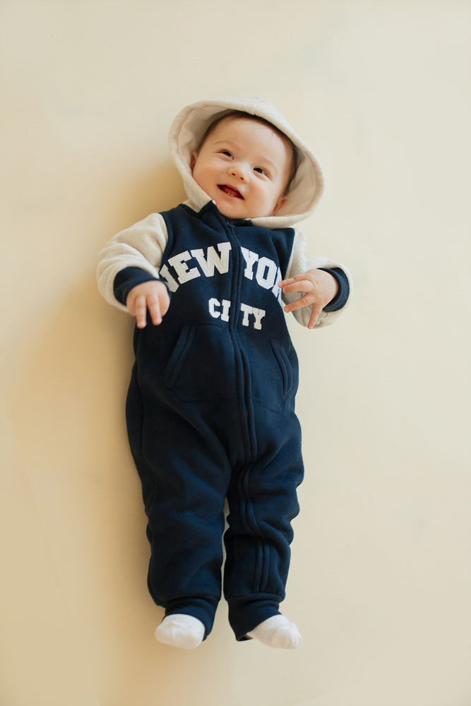 New York Fleece Hoodie - Go PJ Party