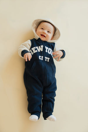 New York Fleece Hoodie - Go PJ Party