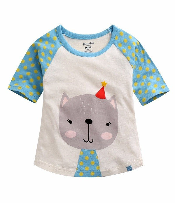 Birthday Cats 3/4 Sleeve Outfits - Go PJ Party
