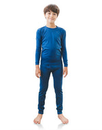 Blue Boys Aero Heat Thermal Pajama Set