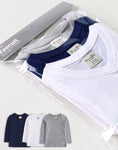 British Long Sleeve T-shirts 3 Pack Set - Go PJ Party