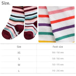 Candy White Striped Tights - Go PJ Party