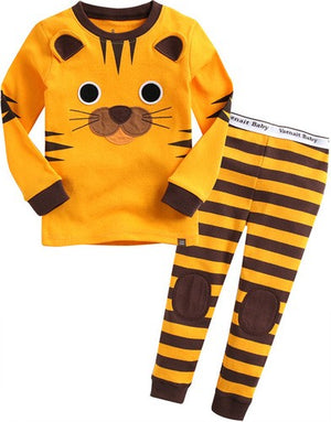 Tie Tiger Long Sleeve Pajama - Go PJ Party