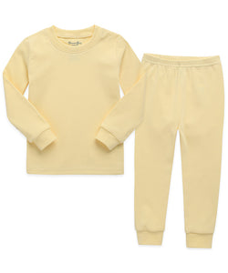 Daily Cream Yellow Long Sleeve Pajama