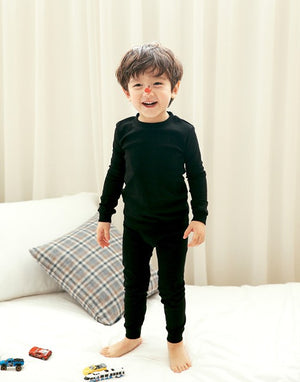 Daily Black Long Sleeve Pajama