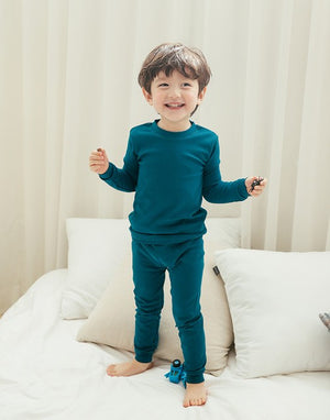 Daily Blue Green Long Sleeve Pajama