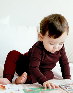 Daily Burgundy Long Sleeve Pajama