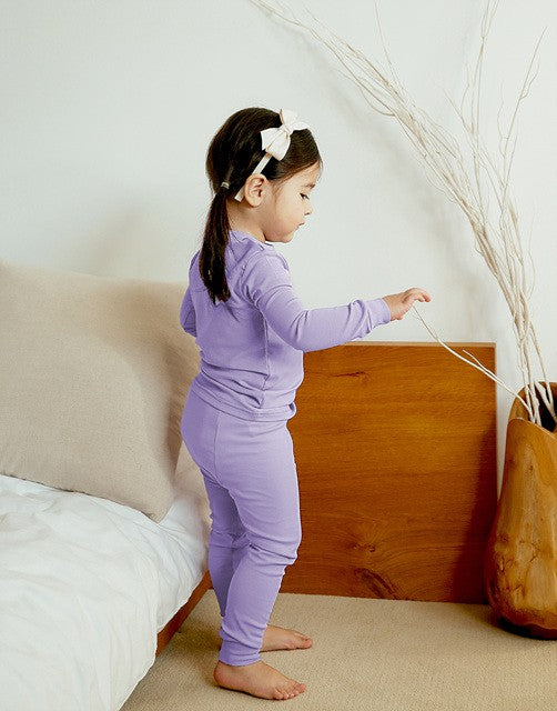 Daily Light Purple Long Sleeve Pajama