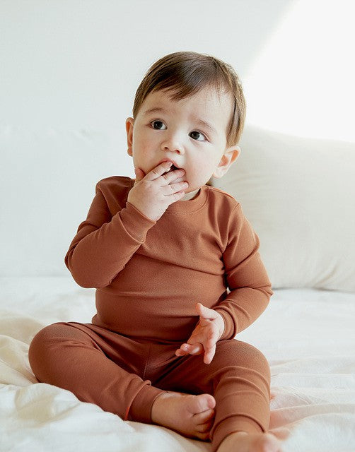 Daily Orange Long Sleeve Pajama