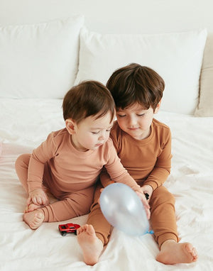 Daily Milk Orange Long Sleeve Pajama