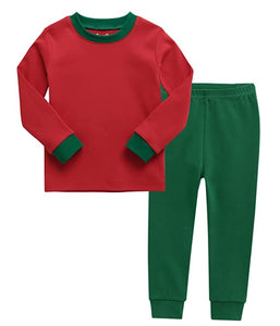 Daily Red Green Long Sleeve Pajama