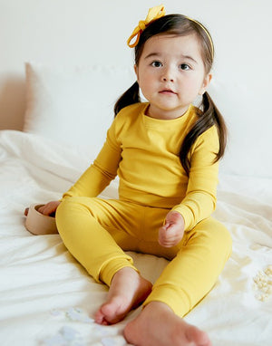 Daily Yellow Long Sleeve Pajama