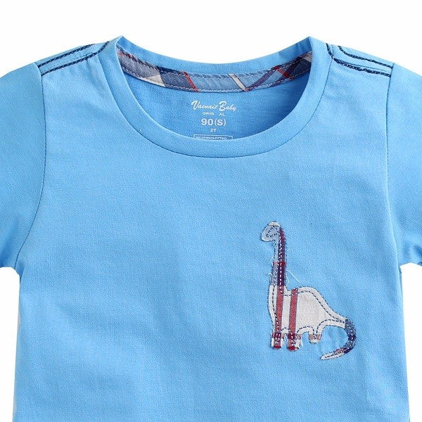 Denver Blue Short Sleeve Tee & Shorts Set - Go PJ Party